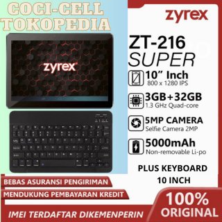 Tablet android layar 10 inch ZYREX zt 216