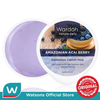 Wardah Nature Daily Amazonian Acai Berry Antioxidant Capsule Mask