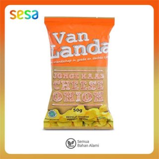 Van Landa Potato Chips Jonge Kaas Cheese Onion 50 g