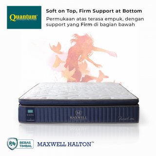 Quantum Springbed Maxwell Halton Pocket Latex Pillowtop