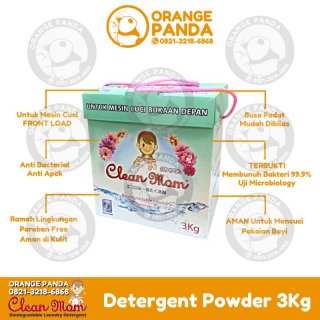 26. Clean Mom Detergent - Deterjen Bubuk 3kg
