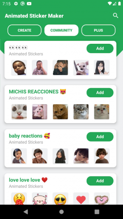 Animated Stickers Maker, TextStickoText.com