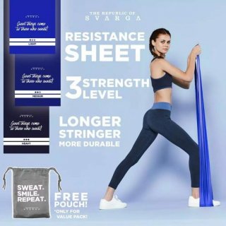  Svarga Resistance Band Sheet for Yoga & Pilates