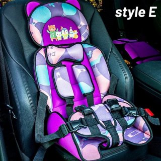 Kids Heaven - Baby Car Seat Portable Tempat Duduk Dudukan Mobil Anak - UNGU MOTIF