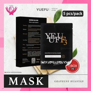 Sheet Mask Korea set Masker wajah 100% ORIGINAL YUEFU F3 Graphene