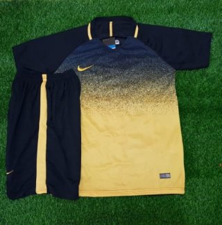 Terbaru Setelan Futsal Baju Sepakbola Nike Gradasi Kuning