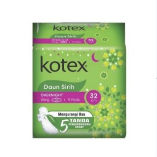 Kotex Soft & Smooth Overnight Daun Sirih 32cm