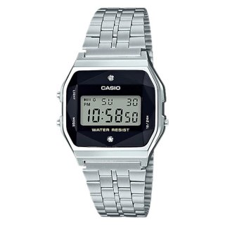 Casio A159WAD-1DF Digital Dial Stainless Steel