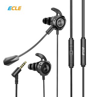 ECLE Gaming Earphone PUBG Wired Headset In Ear Noice Reduction Double Microphone 