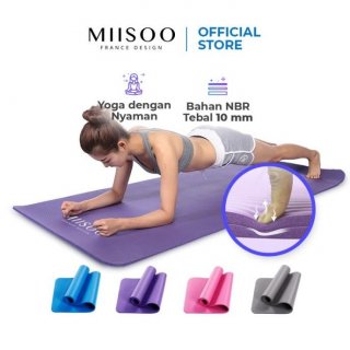MIISOO Matras Yoga Mat NBR 10mm