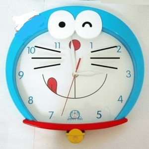 26. Jam Dinding Doraemon yang Menggemaskan