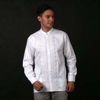Casella Baju Koko Pria Lengan Panjang Exclusive Premium | Baju Koko Putih Lengan Panjang 9744