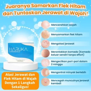 Haruka Skincare Collagen Kojic Soap Sabun Jerawat Flek Ampuh