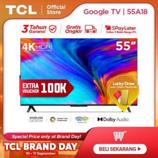 21. TCL 55A18 - 55 inch Google TV