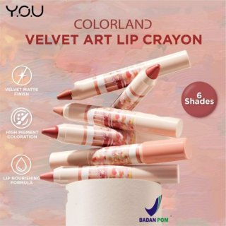 Y.O.U Beauty Colorland Lip Crayon Velvet Matte