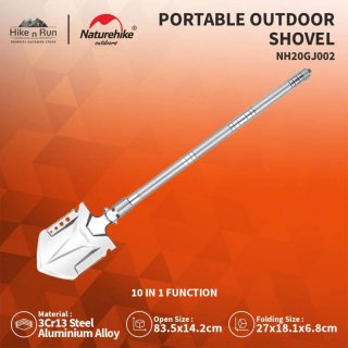 Naturehike Sekop Multifungsi NH20GJ002 Survival Kit Outdoor Shovel