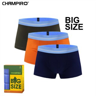27. Champiro Celana Dalam Pria 3 pcs BIG SIZE Boxer C0330B dengan Warna Bold