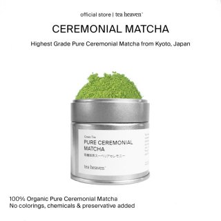 Matcha Ceremonial Organik Pure Green Tea Powder Teh Hijau Bubuk Jepang - 30gr