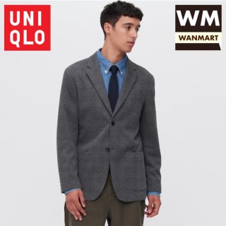 UNIQLO Men Jacket Jas Pria Jaket Comfort Gray