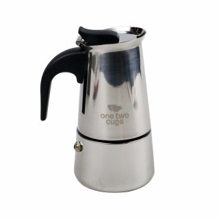 One Two Cups Coffee Maker Moka Pot