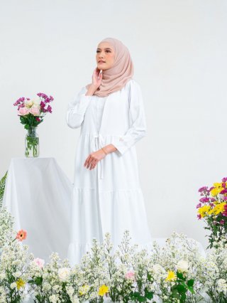 Malika Dress | Pose Varian | white 