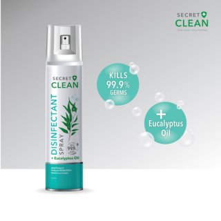 Secret Clean Disinfectant Spray Aerosol Eucalyptus