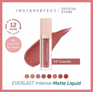 Wardah Instaperfect Everlast Intense Matte Liquid 4.2 g - Lip Cream - 04 GRANDE