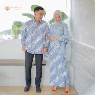 11. WOU BATIK PREMIUM - Kebaya Batik Couple Zaina Katun Prima, Motif Batik Parang