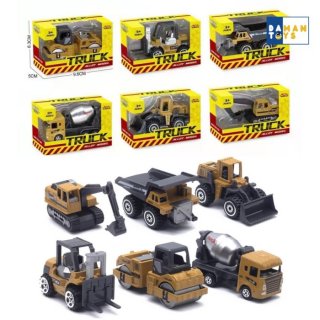2. Mobil Mainan Alat Berat Die Cast Construction Trucks, Mengenalkan Anak pada Macam-Macam Mobil Konstruksi
