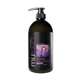 MuTouch Goat's Milk Shower Cream English Lavender and Rosemary 
