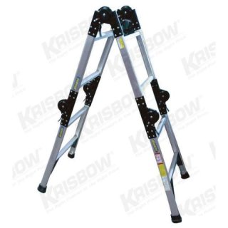 Krisbow Ladder Adjustable Aluminium
