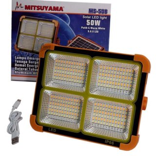 Lampu Emergency Solar Panel Mitsuyama MS-508
