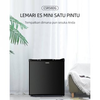 CHiQ Refrigerator Kulkas Mini Bar Kapasitas 50 Liter - CSR58DG