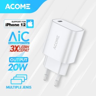 ACOME charger 20W PD USB-C Multiple Fast Charging