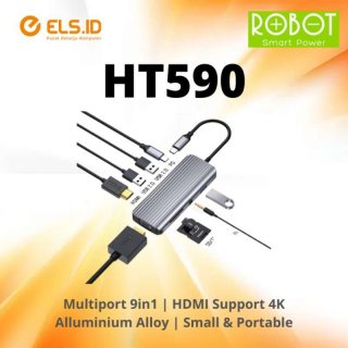 Robot HT590 USB Hub Multiport 9in1 Type-C