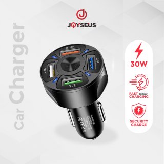 JOYSEUS Car Charger Colokan Mobil Mini 2 USB/ 3 USB/ 4 USB Fast Charging QC3.0