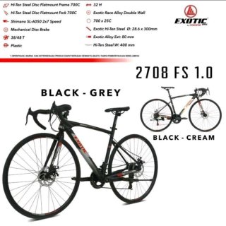 Sepeda Balap Road Bike 700C Exotic ET 2708 FS 1.0