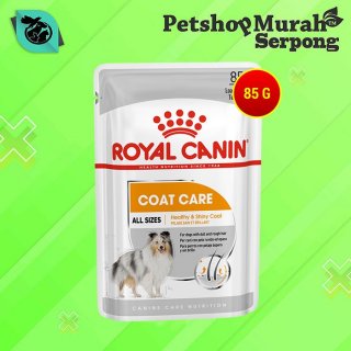 Royal Canin Dog Coat Care Pouch Wet Food Makanan Basah Anjing Bulu