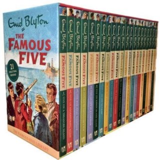 3. Enid Blyton Famous Five Series, 21 Books Box Set, Koleksi Lengkap Bahasa Inggris