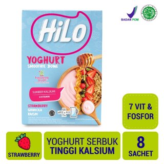 HiLo Yoghurt Smoothie Bowl Strawberry