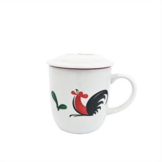 Kedaung Mug With Cover Kukuruyuk 360mL