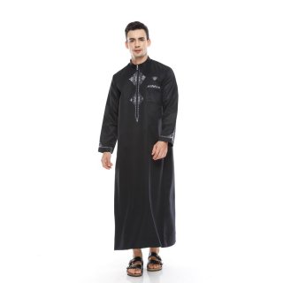 16. Baju Gamis Pria Al Haseeb, Tampak Lebih Alim dan Santun