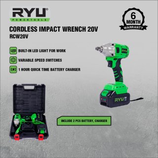 Ryu Cordless Impact Wrench 20v