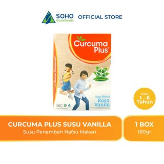 Curcuma Plus Ekstrak Temulawak Vanilla (180 gr)
