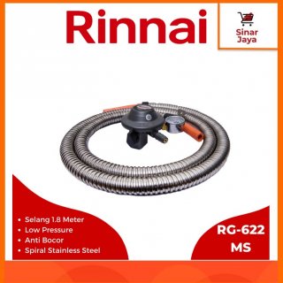 RINNAI : SLR-28SS SELANG GAS DAN SPIRAL STAINLESS 1,8 METER SLR 28 SS