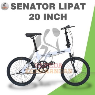 Sepeda Lipat Senator Ukuran 20 Inch Single Speed