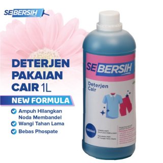SEBERSIH Deterjen Cair / Liquid Detergent Laundry PREMIUM - 1 Liter