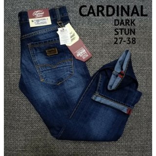 23. Celana Jeans Cardinal Pria Reguler, Bahan Denim Nyaman Dipakai