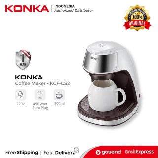 26. KONKA Coffee Maker | Alat Kopi - KCF-CS2(WE), Ngopi Lebih Praktis