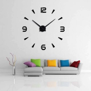 3D Modern Clock Jam Dinding